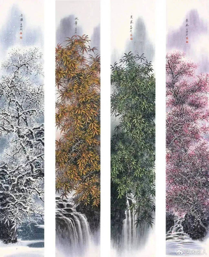 2024当代书画名家3d云展览王世利绘画作品欣赏