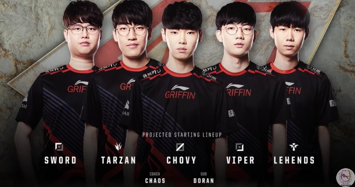 griffin是曾经差一点就取代了t1和kt,成为lck新时代王者的一支升班马