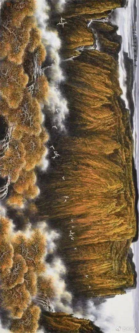 2024当代书画名家3d云展览王世利绘画作品欣赏