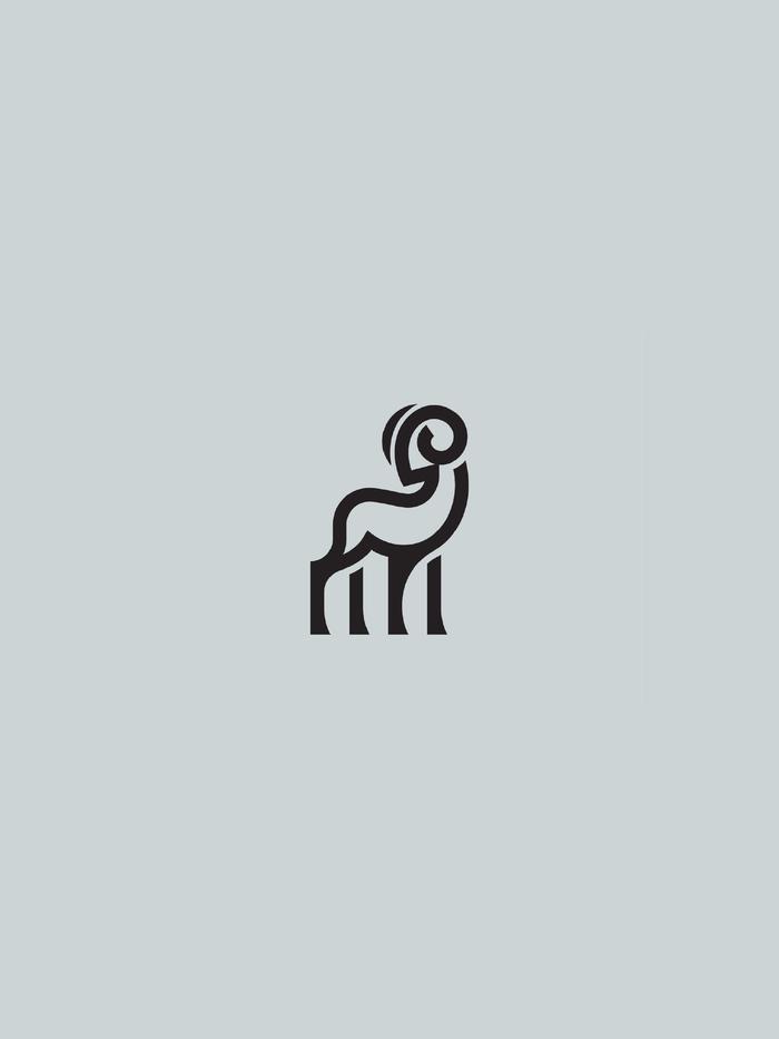 关于 羊 元素logo设计参考