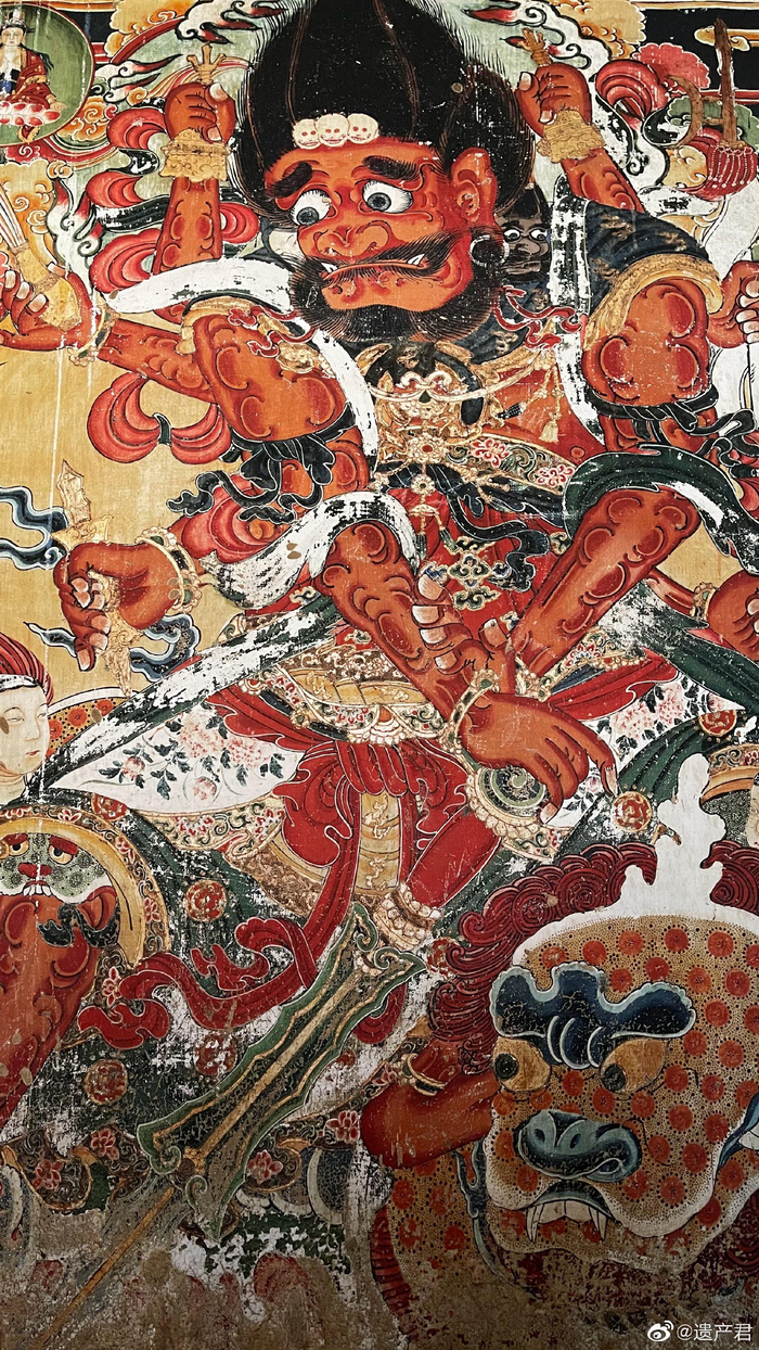 山西浑源永安寺的壁画