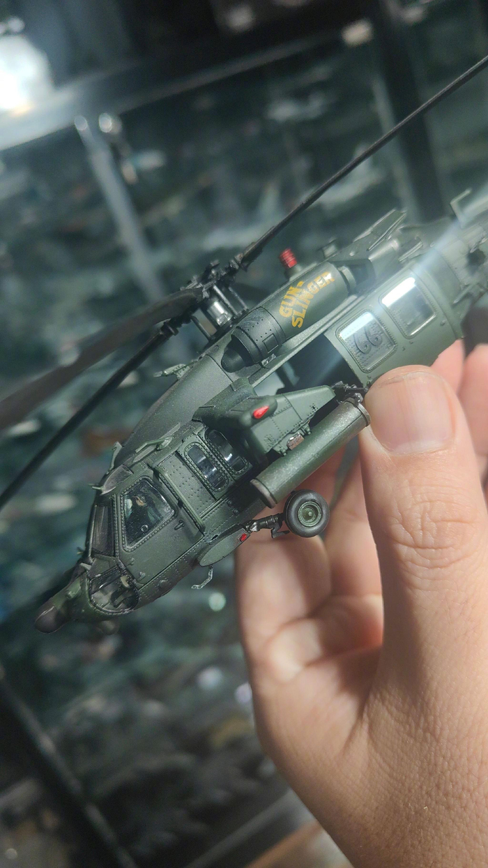 铁流的黑鹰直升机模型是目前细节表现最好的72比例新款很快见面