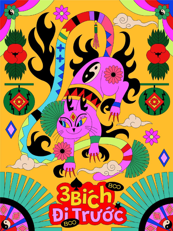 来自插画师lucia pham 的色彩丰富鲜艳的绘画作品欣赏