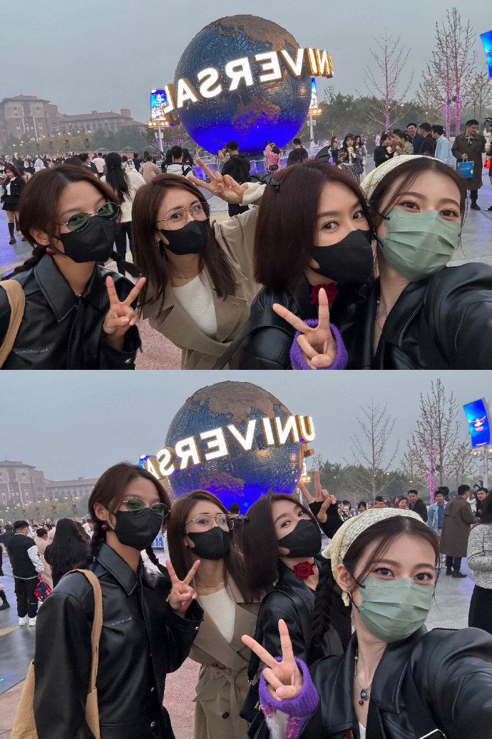 赵昭仪晒花少小分队合照~妹妹可可爱爱
