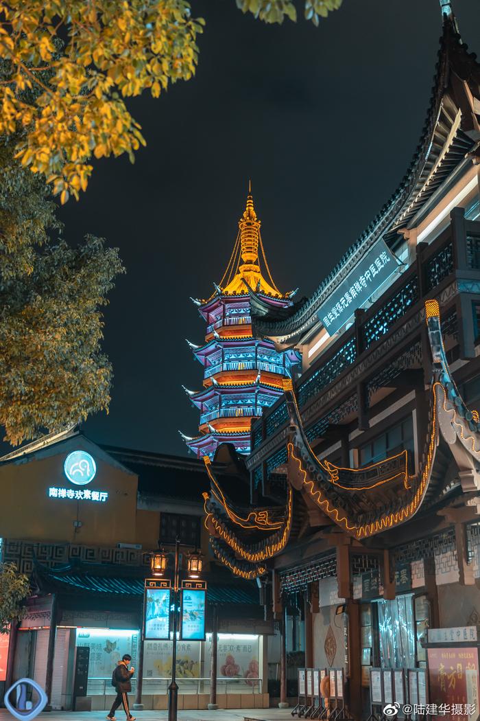 无锡南禅寺夜景图片图片