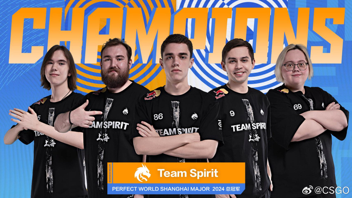 Spirit获得上海Major冠军 17岁donk创两项纪录|CS:GO|Spirit战队|Heroic|steam|AJ_新浪新闻