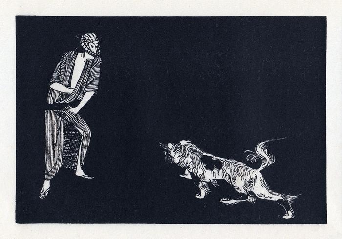 Komura Settai, Illustration for the Novel Edo Yakusha by