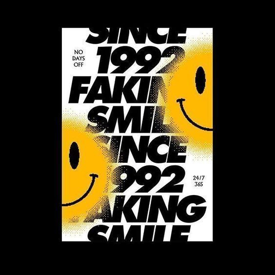 分享一组黄黑配色海报设计参考