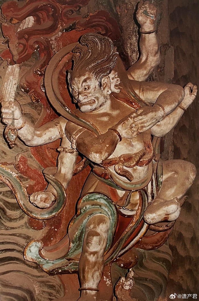 山西古代彩塑图片拍自画册