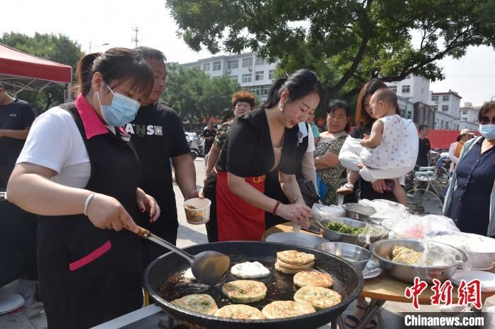 河北景县非遗展示展演 逾30个特色民俗亮相