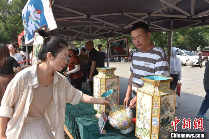 河北景县非遗展示展演 逾30个特色民俗亮相