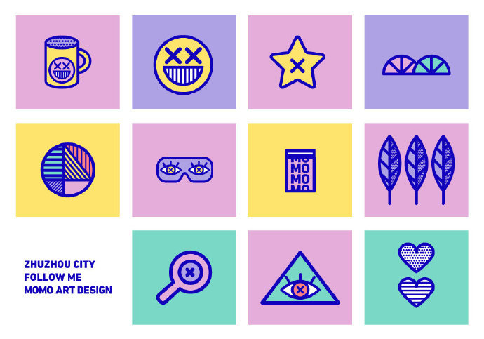 MOMO Design大魔王空间设计工作室logo设计及VI设计形象设计