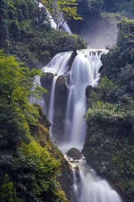 杨道超:感受广南三腊瀑布之美|三腊瀑布|广南|瀑布_新浪新闻