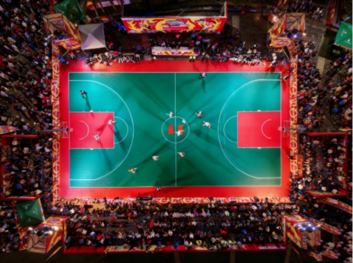 村BA点亮双节夜经济 楚雄和美乡村篮球大赛开赛