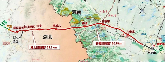 新建合武高速铁路武汉动车段高级修扩能改造过渡工程交付完成