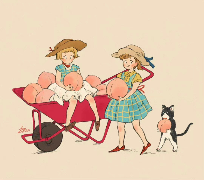 可爱治愈的插画电脑ipad壁纸