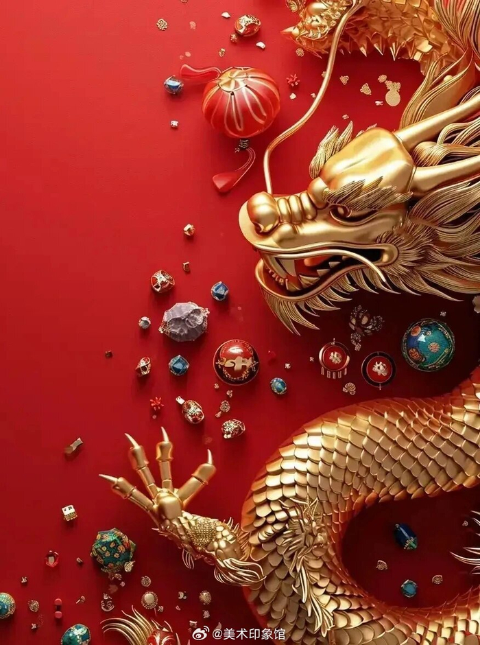 金龙现身见者大富大贵好运连连