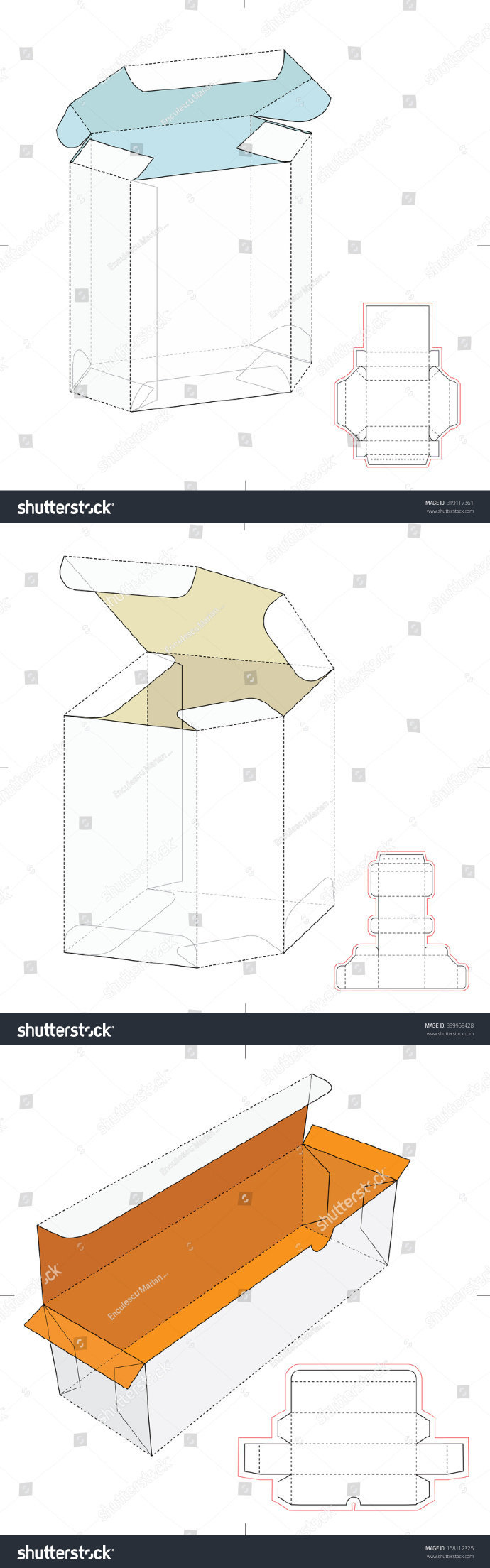 盒型包装设计展开图,干货转需!