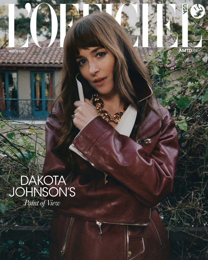 达科塔约翰逊xlofficiel杂志三月刊封面