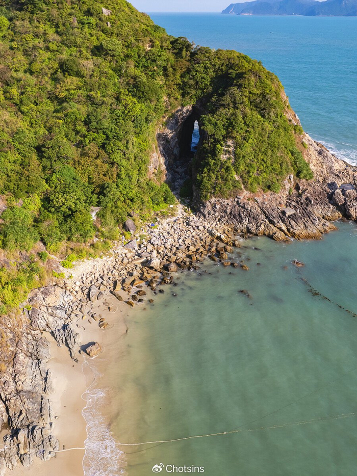 深圳版“圣象天门”冬日海景~|天门市|深圳市|东涌沙滩|广东省|冲浪_新浪新闻