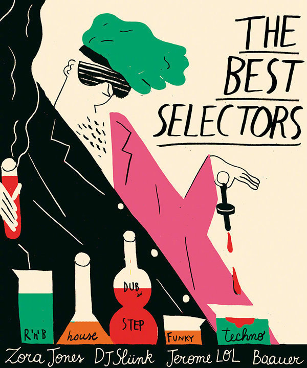 手绘风插画海报作品设计师sarahmazzetti