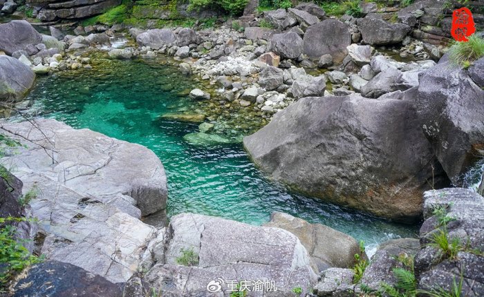 桂林漓江源大峡谷:果冻水潭如碧玉,竹海无边大氧吧,美景堪比九寨沟