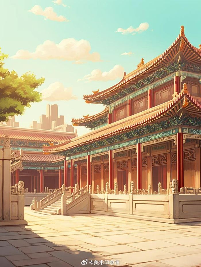 中国古建,故宫插画!