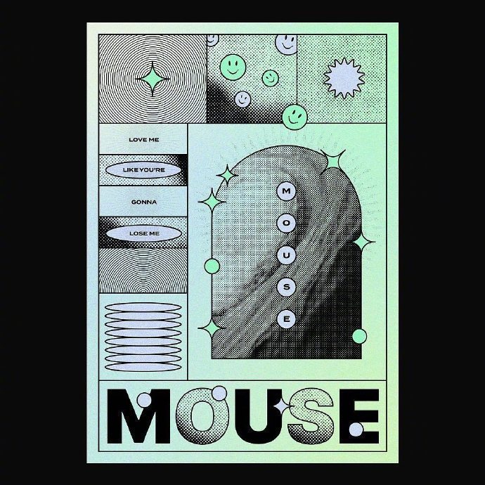 一组复古海报设计