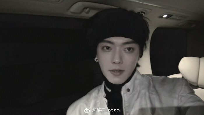 许凯发带耳环wink谁懂梦回kev