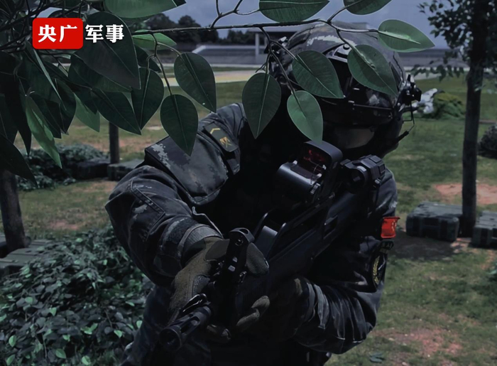 使用并联弹匣和消音器的新冲,使用组合式瞄具的95b-1__财经头条