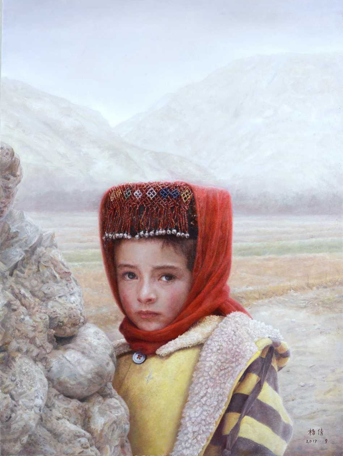 杨倩油画人物作品专辑 杨倩,1996年毕业于天津美术学院油画系