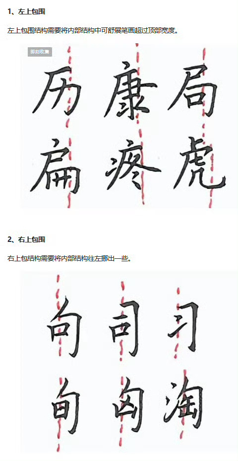 包围结构的字怎么写才好看