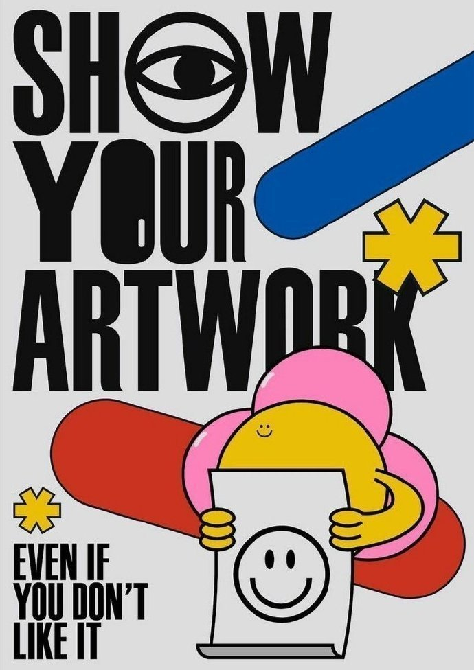 可可爱爱个性海报设计设计师silvi