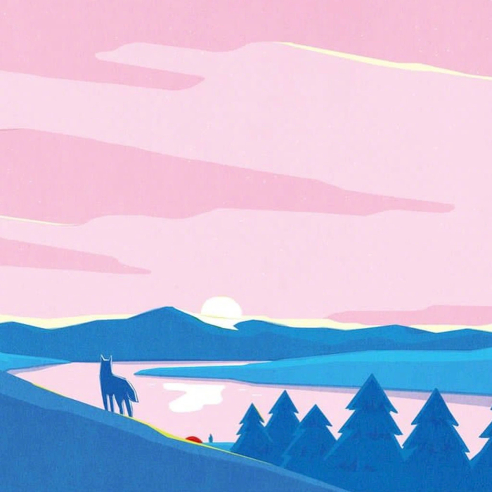 治愈系色彩插画