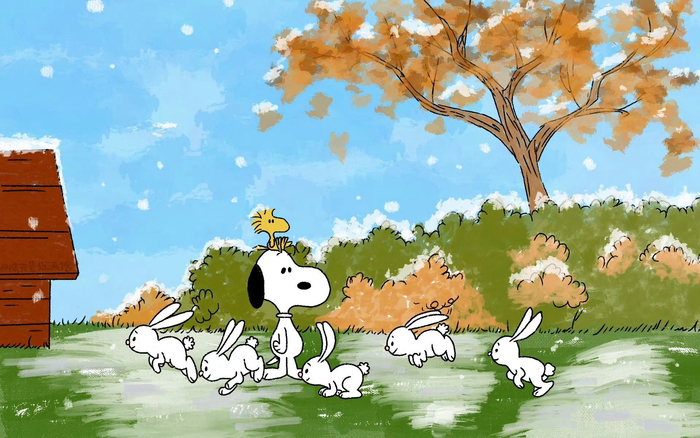 快乐小狗史努比壁纸Snoopy__财经头条