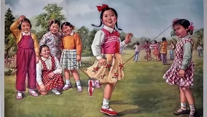 六七十年代儿童宣传画：那时的孩子没有学习压力，生活好开心