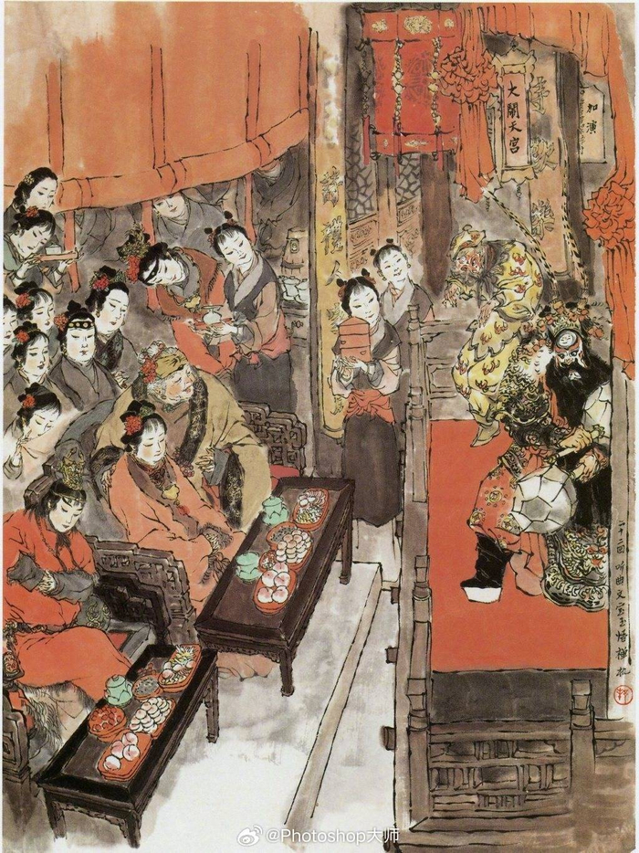 《红楼梦》插图 | 96中国画家戴敦邦