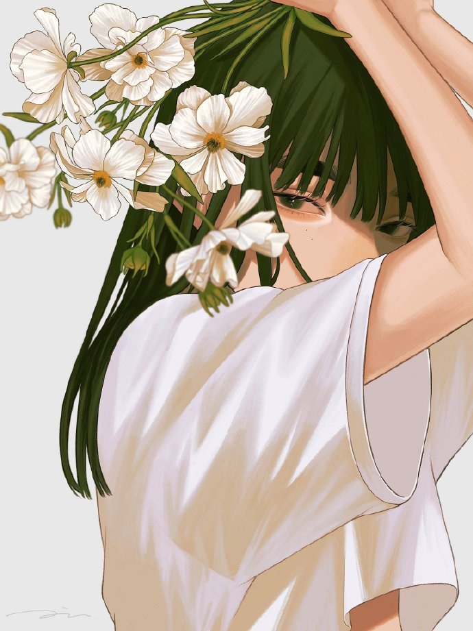 日本插画师oto3046笔下的少女插画欣赏