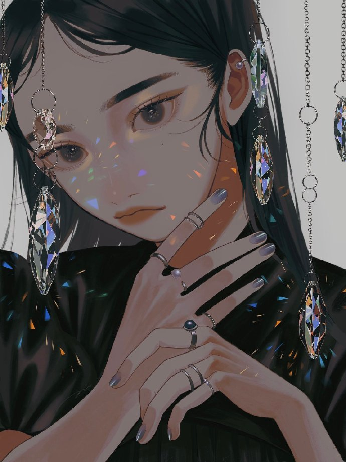 日本插画师oto3046笔下的少女插画欣赏