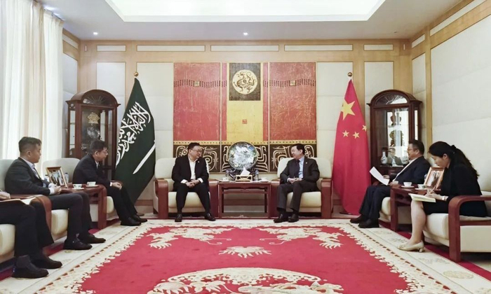 王彤宙感谢中国驻沙特阿拉伯大使馆长期以来给予中交集团的关心与支持