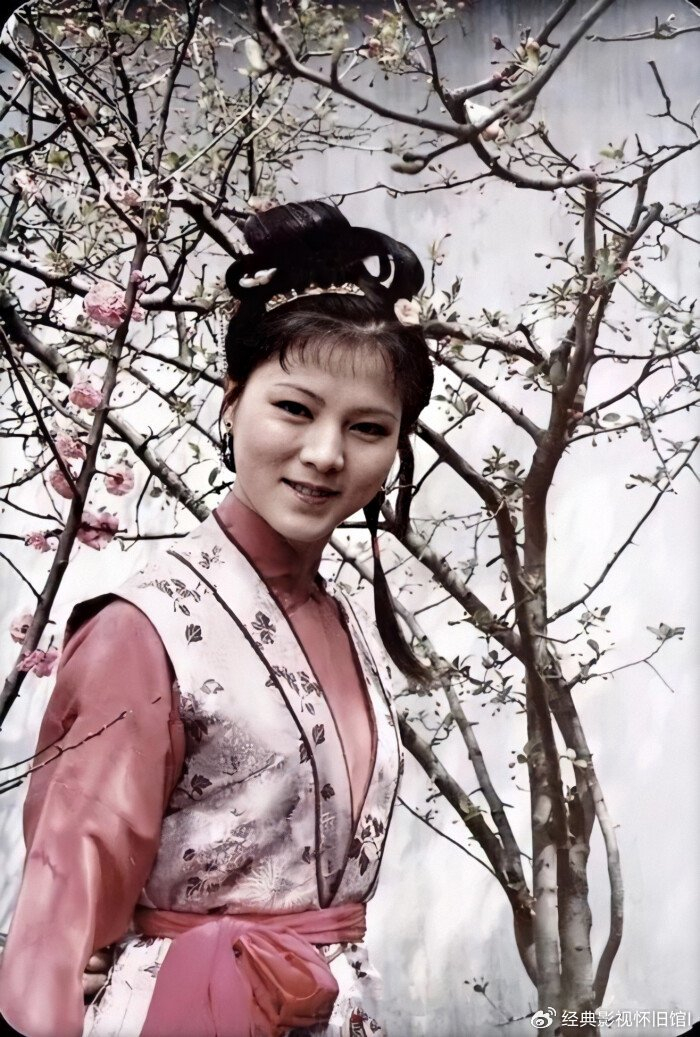 87版《红楼梦》袭人剧照:看似温顺乖巧的丫头,实则颇有心机|宝玉|丫头