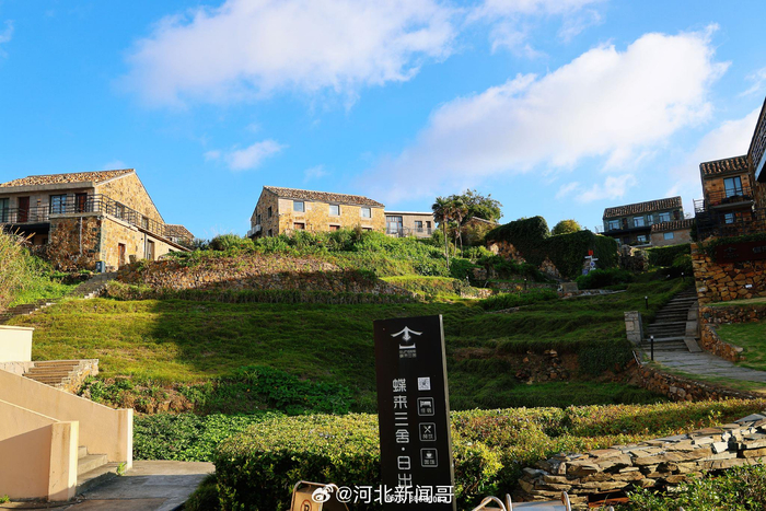 温岭石塘蝶来三舍民宿可以看日出可以观海景非常惬意