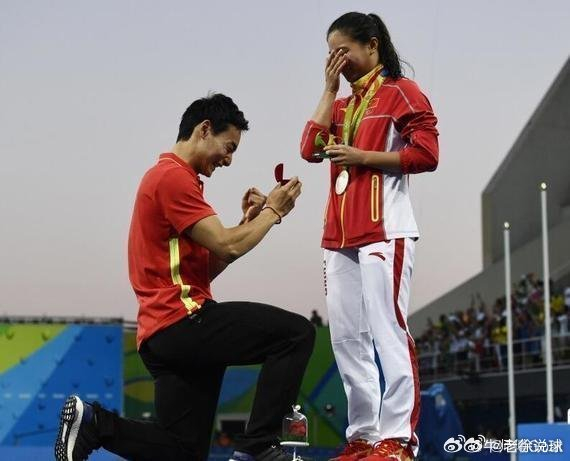 上一个这么甜的,是秦凯求婚何姿吧 奥运会含糖量好高啊!