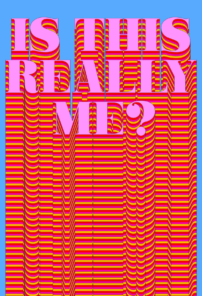 加州艺术家 tyler spangler 的复叠彩虹字体作品,鲜艳活泼的配色