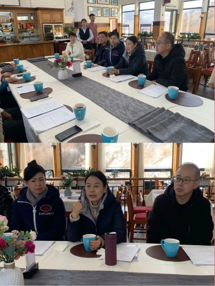 研讨结束后,自营酒店魏颖总经理带领学院领导老师,参观了实习岗位及