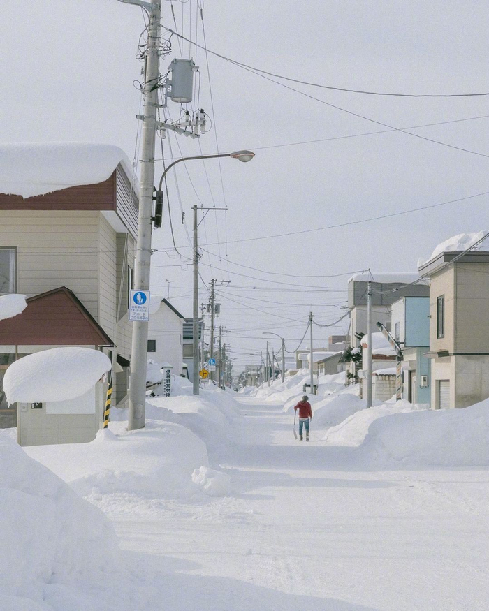 北海道的浪漫雪景