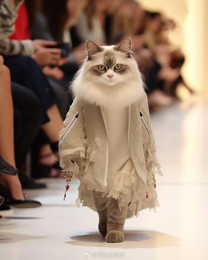 猫咪时装走秀开启!