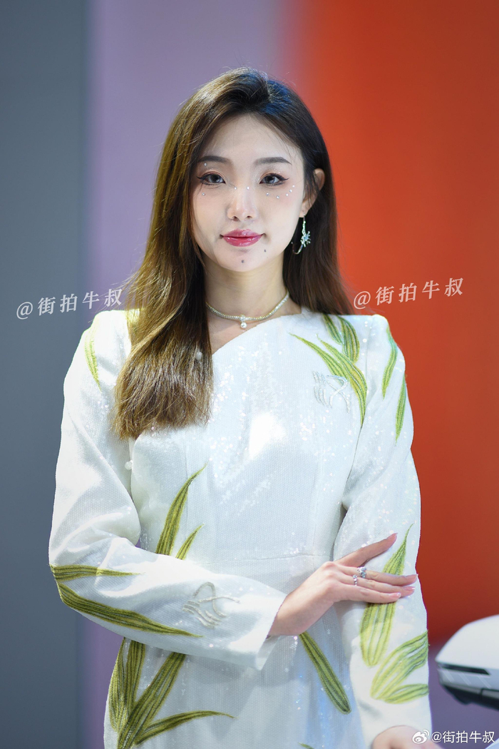 漂亮的美女车模