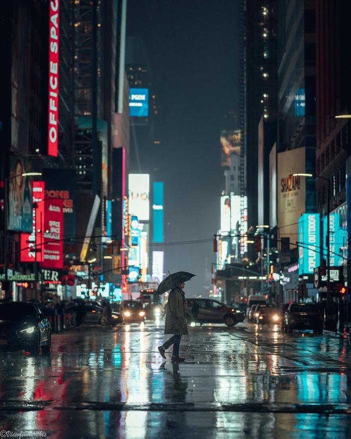 雨天的城市 摄影