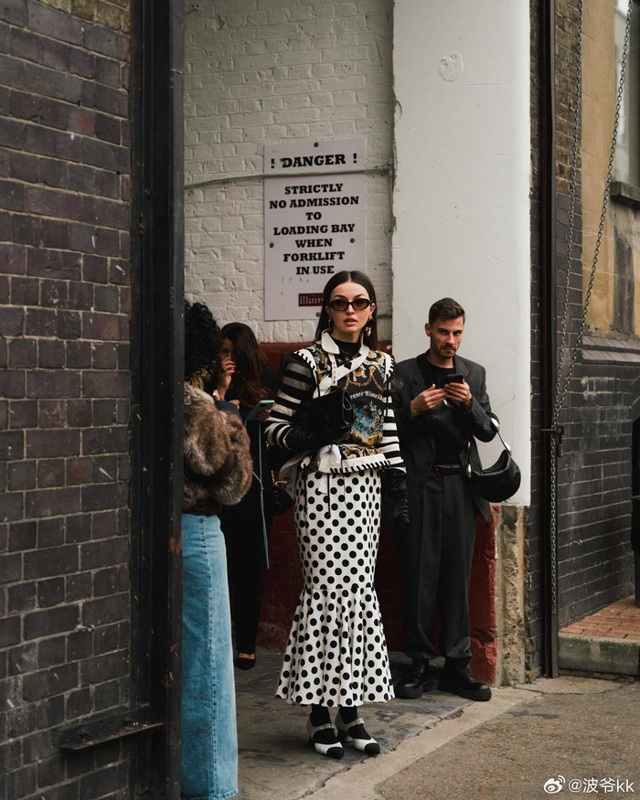伦敦时装周场外街拍fw24